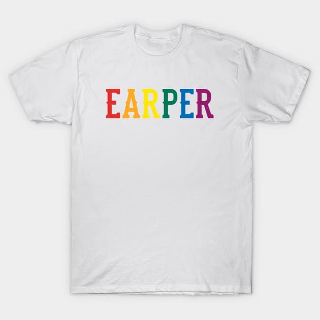 Rainbow Earper - Wynonna Earp T-Shirt by Queerdelion